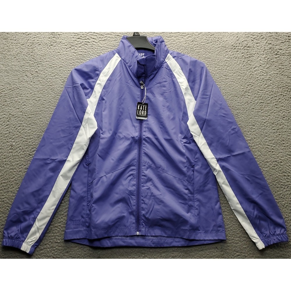 Kate Lord Golf Performance Jacket Womens Medium Multi Athletic Wicking Full Zip